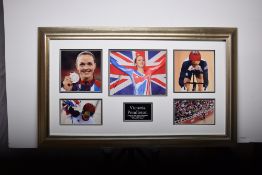 VICTORIA PENDLETON original signature presentation.