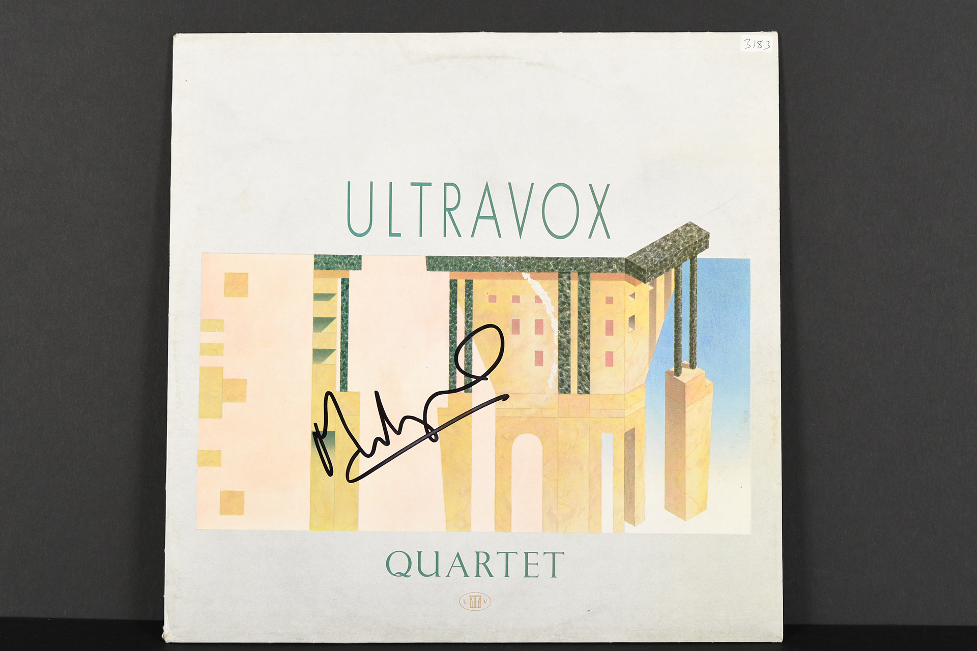 MIDGE URE Signed Album Cover