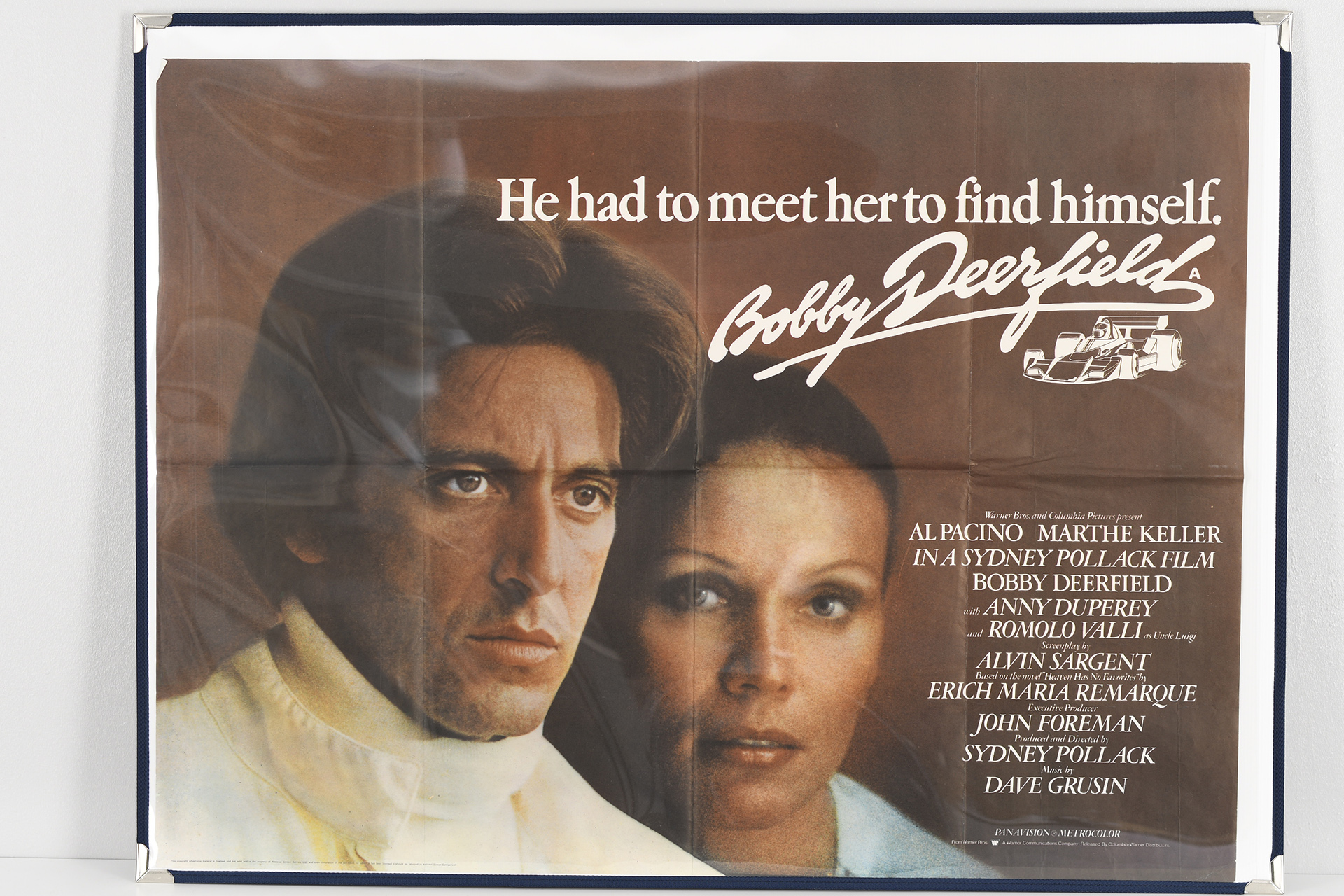 Original Cinema Poster ""Bobby Deerfield"" Al Pacino