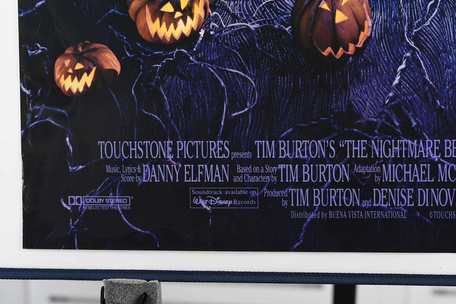Original ""The Nightmare Before Christmas"" Cinema Poster - Bild 6 aus 6