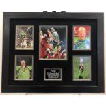 PETER SCHMEICHEL framed original signature presentation