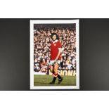 GEORGE BEST Original signature on photo.