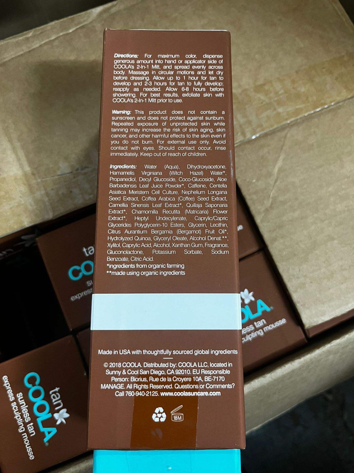 Coola Sunless Tan Express Sculpting Mousse x 24, Est Retail Value £1128 - Image 2 of 3