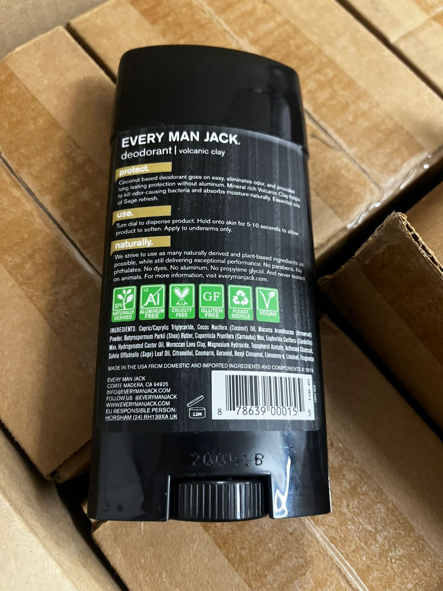 Every Man Jack Volcanic Clay Deodorant x 108, Est Retail Value £1350 - Image 2 of 3