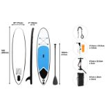 Free Delivery - Paddle Board, Accessories & Carry Bag - Blue