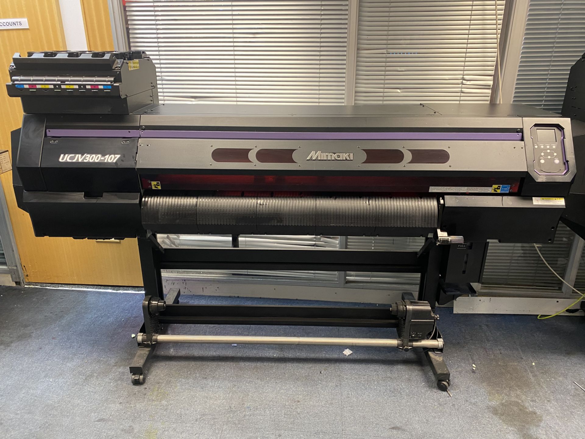 (R52) Mimaki UCJV 300-107 Roll to Roll UV Printer