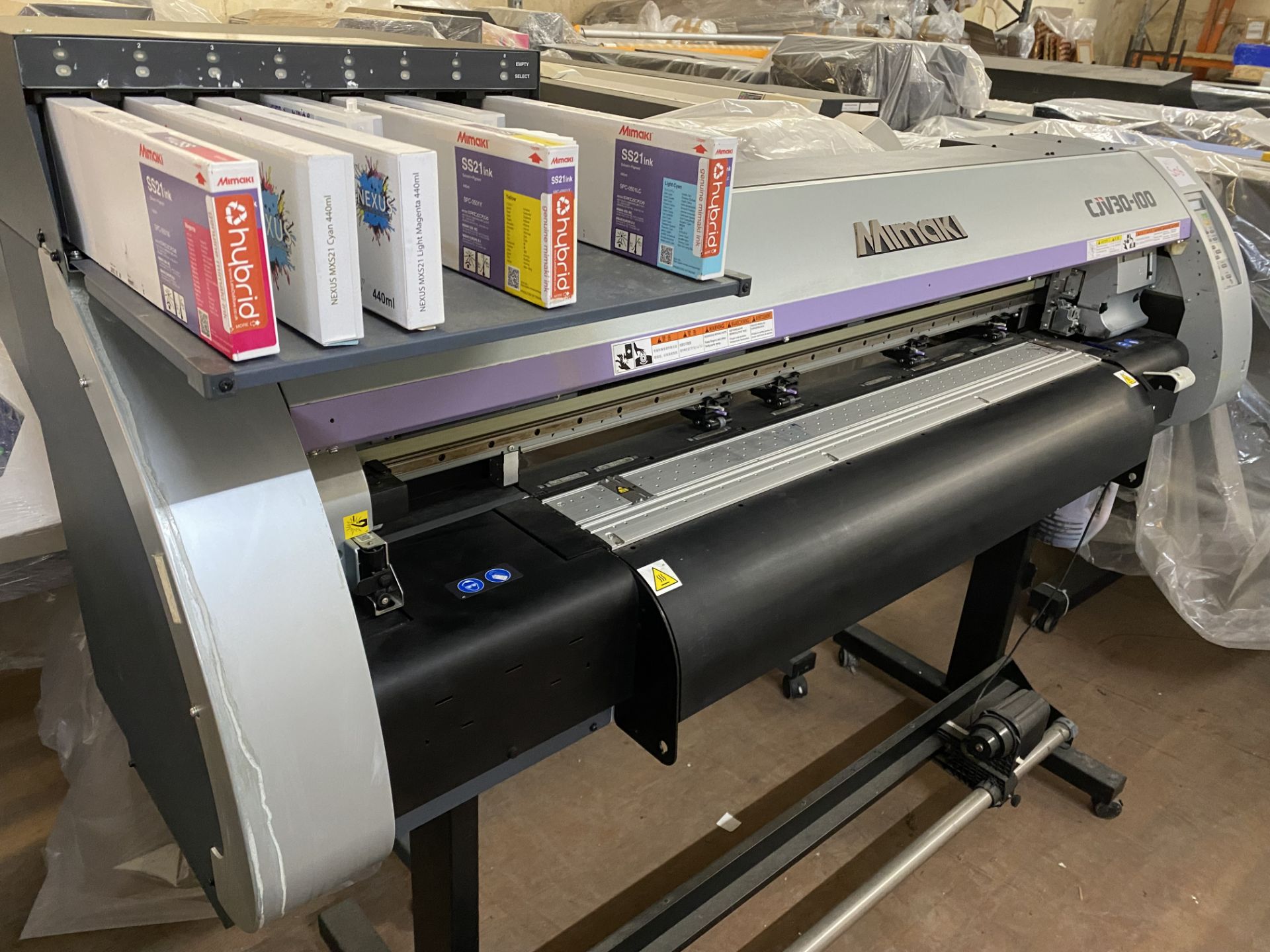 (R17) Mimaki CJV 30-100 Eco Solvent Print And Cut Large Format Printer - Bild 3 aus 3
