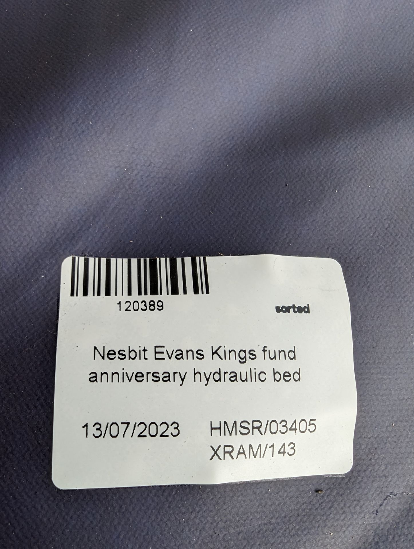 1 x Nesbit Evans Hydraulic Adjustable Hospital Bed With Mattress - Image 2 of 3