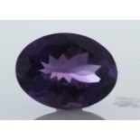 Loose Oval Amethyst 7.96 Carats