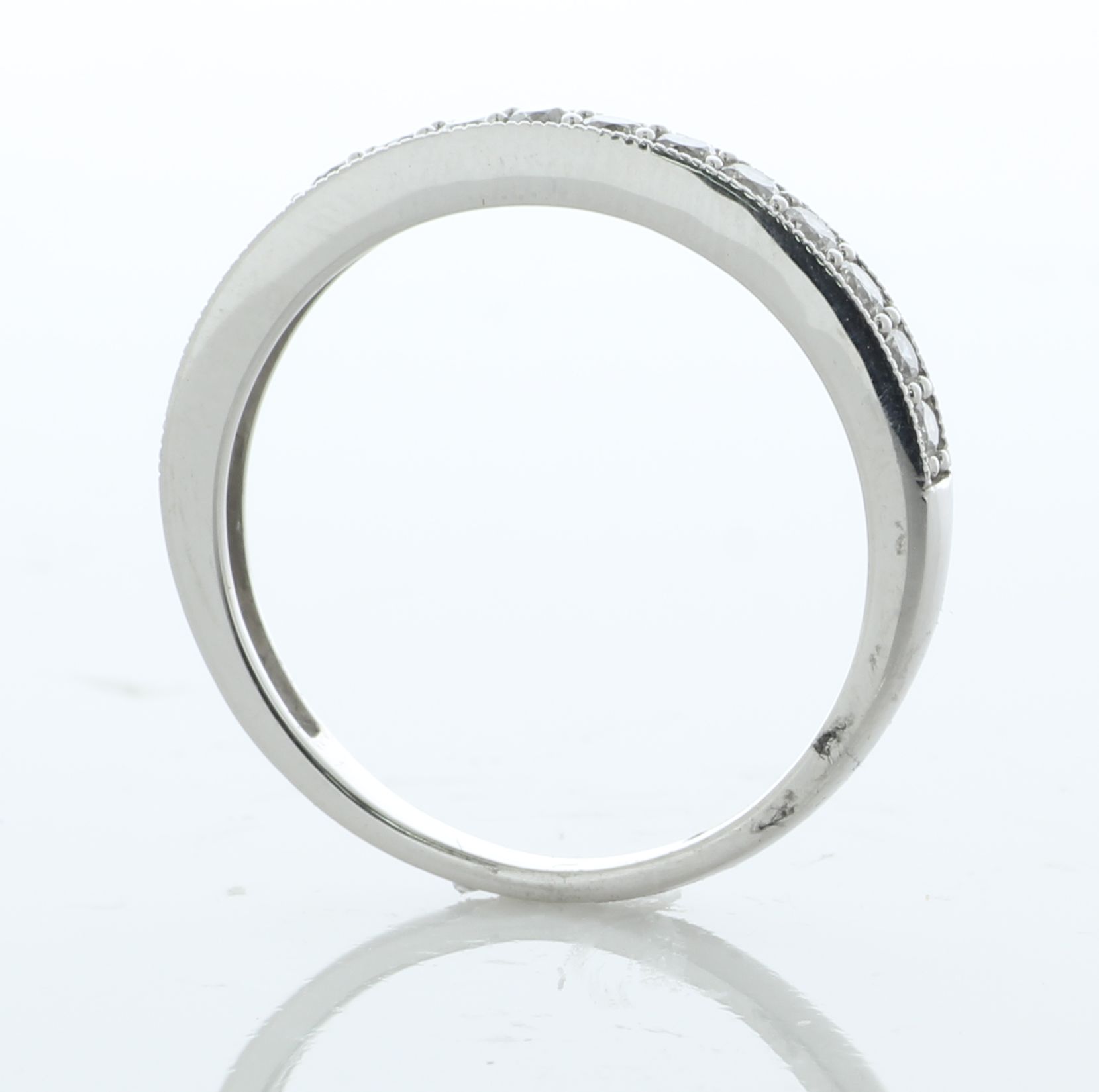 9ct White Gold Semi Eternity Diamond Ring 0.50 Carats - Image 2 of 5
