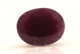 Loose Oval Ruby 6.13 Carats