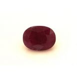 Loose Oval Ruby 11.91 Carats