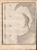 Ulster Belfast Downpatrick Strangford Loch John Cary’s Antique 1794 Map-55.