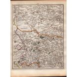 East Anglia Norfolk Suffolk John Cary's Antique 230 Yrs Old Map-35.