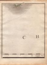 Isle Of Wright St Lawrence Niton Chale John Cary's Antique 230 Yrs Old Map.
