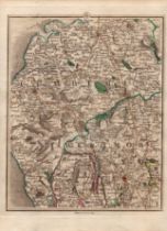 Lake District Kendal Cumbria John Cary's Antique King George III 1794 Map-58.