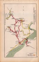 Bilson, Cinderfoot, Lydbrook, Lydney, Antique Railway Diagram-86.
