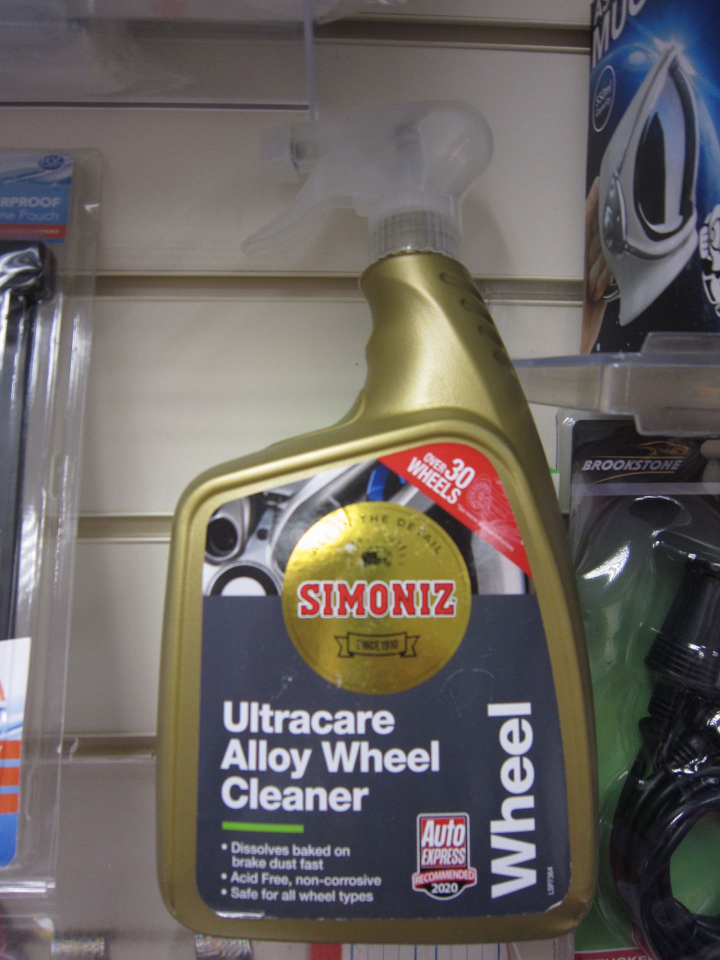 100 Pcs Brand New Simoniz 1 Litre Alloy Wheel Cleaner - RRP £7.99 - 100 Pcs In Lot