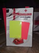 500 Pcs Brand New Sealed Referee and Whistle Card Set - RRP £4.99.