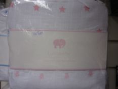 10 Pcs Assorted Blue and Pink Brand New Large Size Baby Swaddle Blankets - Brand Is Bebe - Large