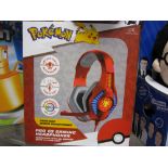 10 Pcs Brand New Sealed Pokeman Official Licensed Headphones With Boom Mic - 10 Pcs In Lot