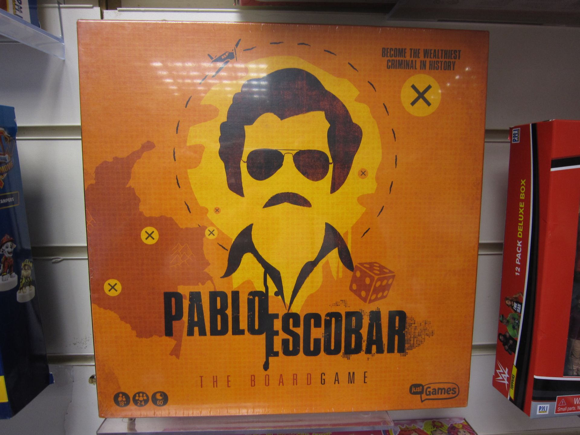 50 Pcs Brand New Sealed Pablo Escobar Licensed Board Game, Orignal RRP £19.99 - 50 Pcs In Lot