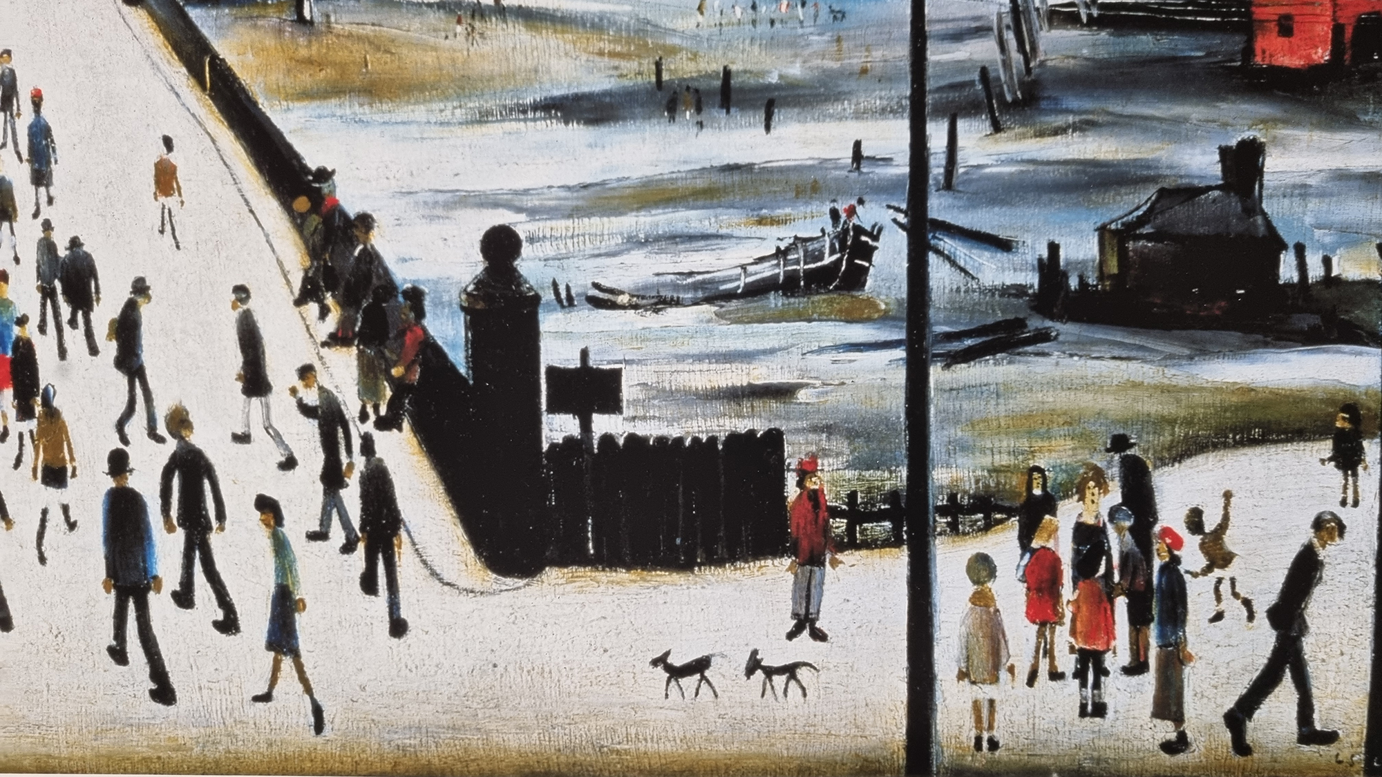 Limited Edition by L.S. Lowry titled "The Canal Bridge, 1949". - Bild 5 aus 7