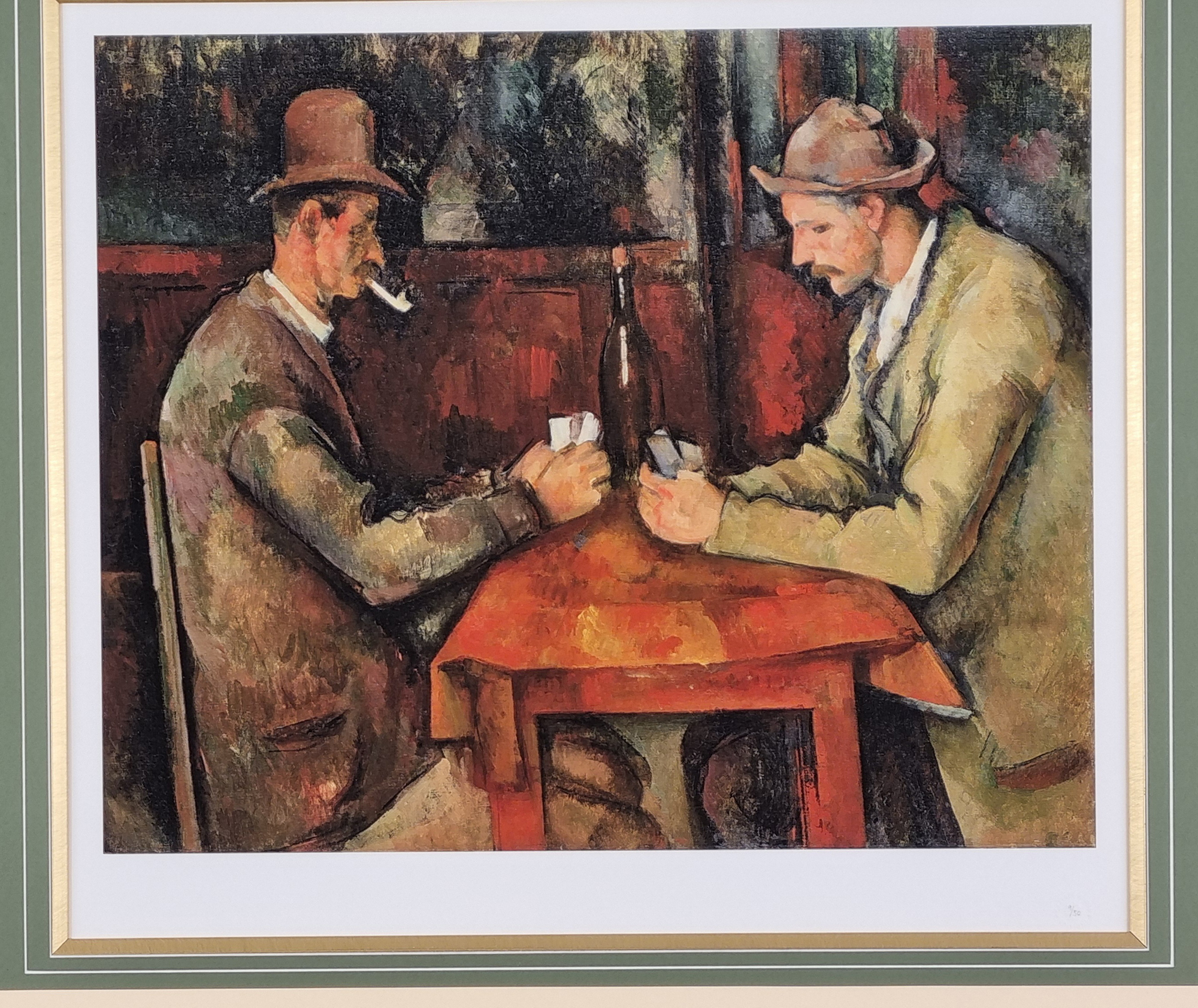 Limited Edition ""The Card Players"" by Paul Cezanne - Bild 3 aus 10