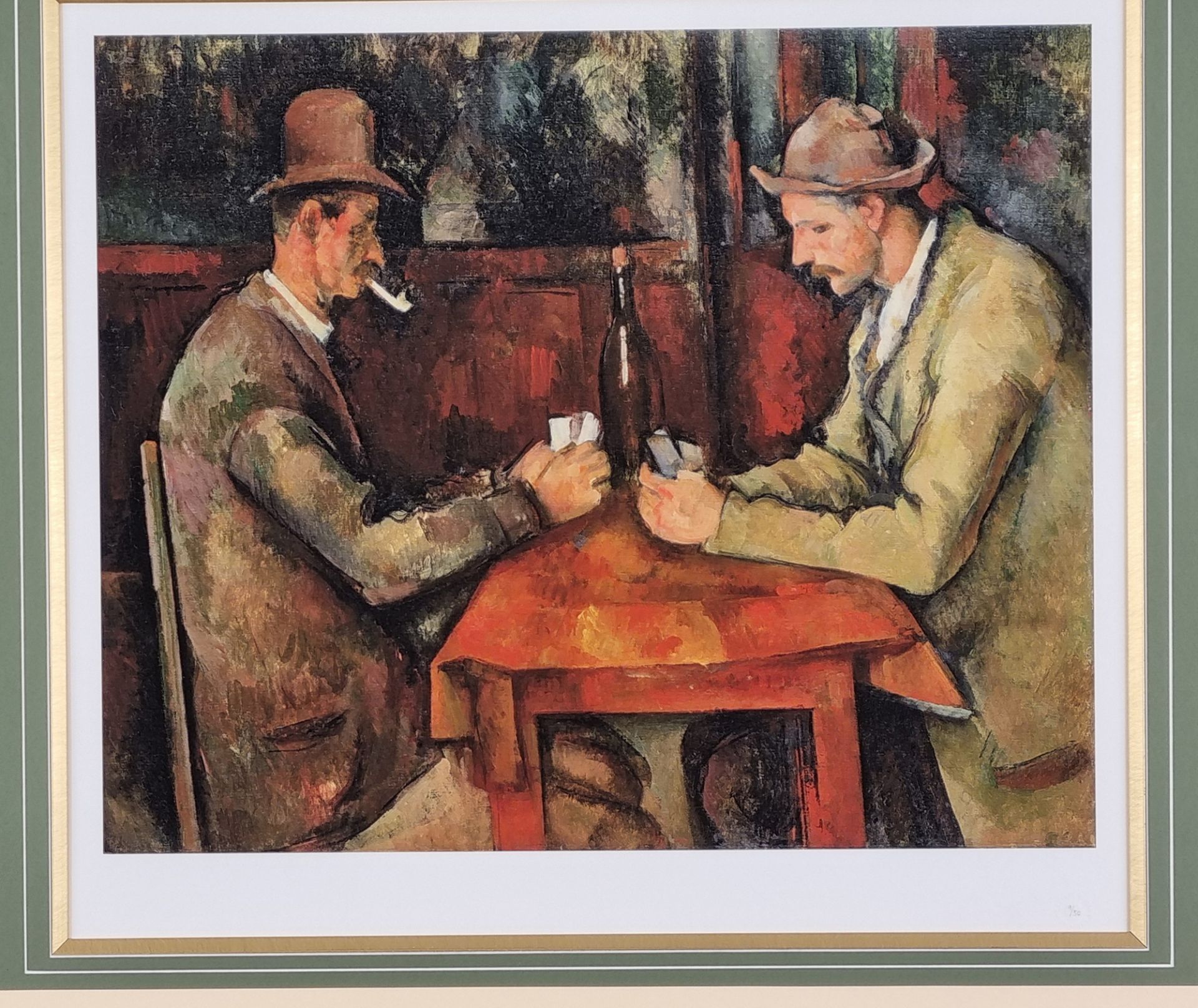 Limited Edition ""The Card Players"" by Paul Cezanne - Image 3 of 10