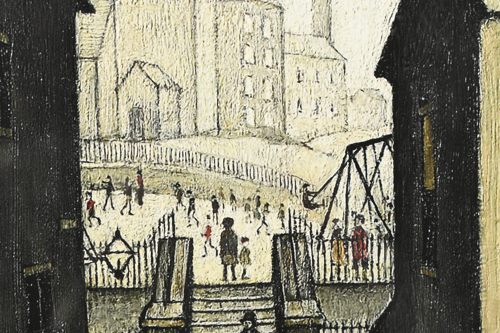 Limited Edition L.S. Lowry "The Steps, Irk Place 1928" - Bild 8 aus 11