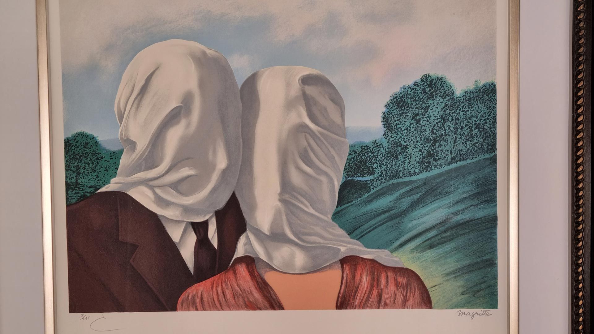 Limited Edition Rene Magritte Lithograph. - Image 2 of 4