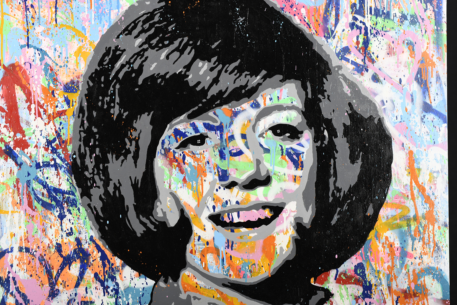 Original Painting on Canvas of Cilla Black - Image 3 of 10