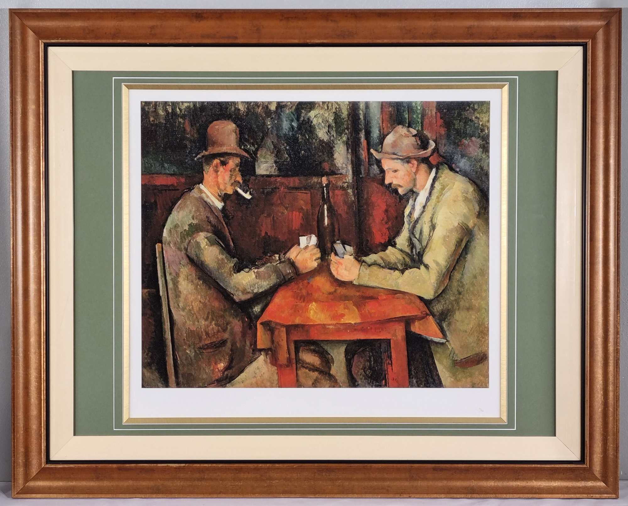 Limited Edition ""The Card Players"" by Paul Cezanne