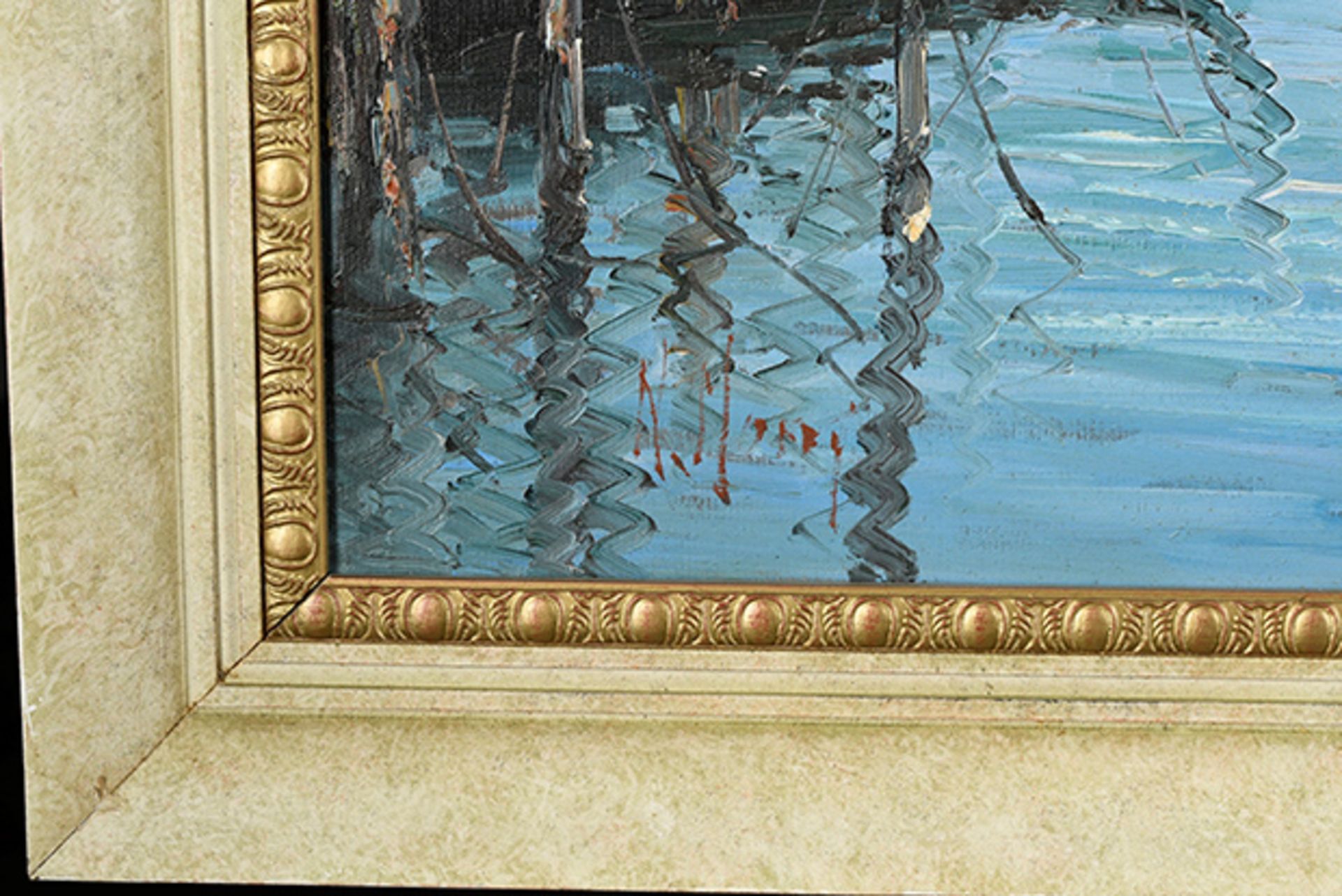Original Italian Oil on Canvas of Venice. - Image 9 of 12