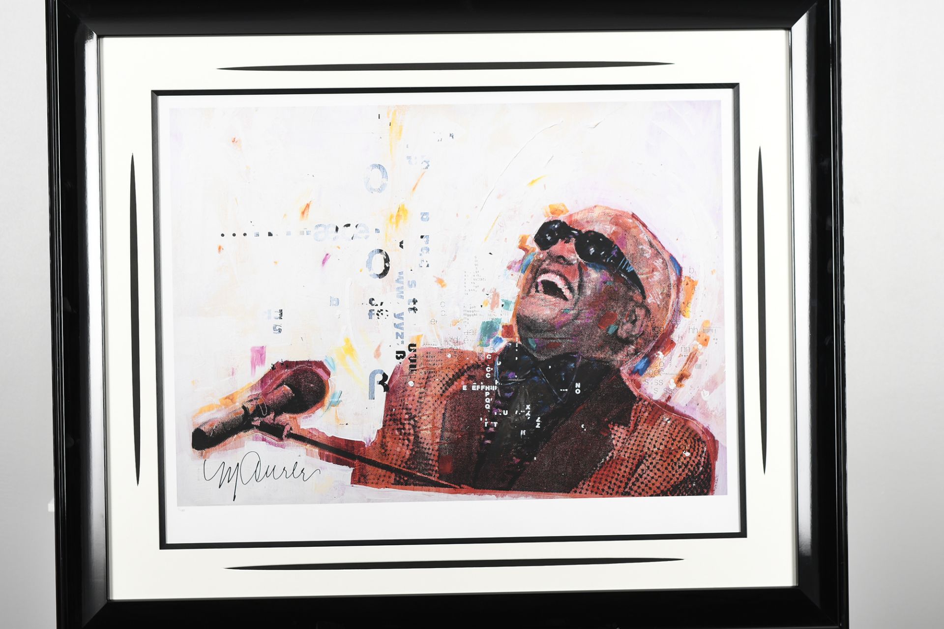 Limited Edition by the late Sidney Maurer ""The Genius of Soul"" Ray Charles. - Image 11 of 11