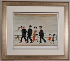 Limited Edition L.S. Lowry ""On The Promenade""