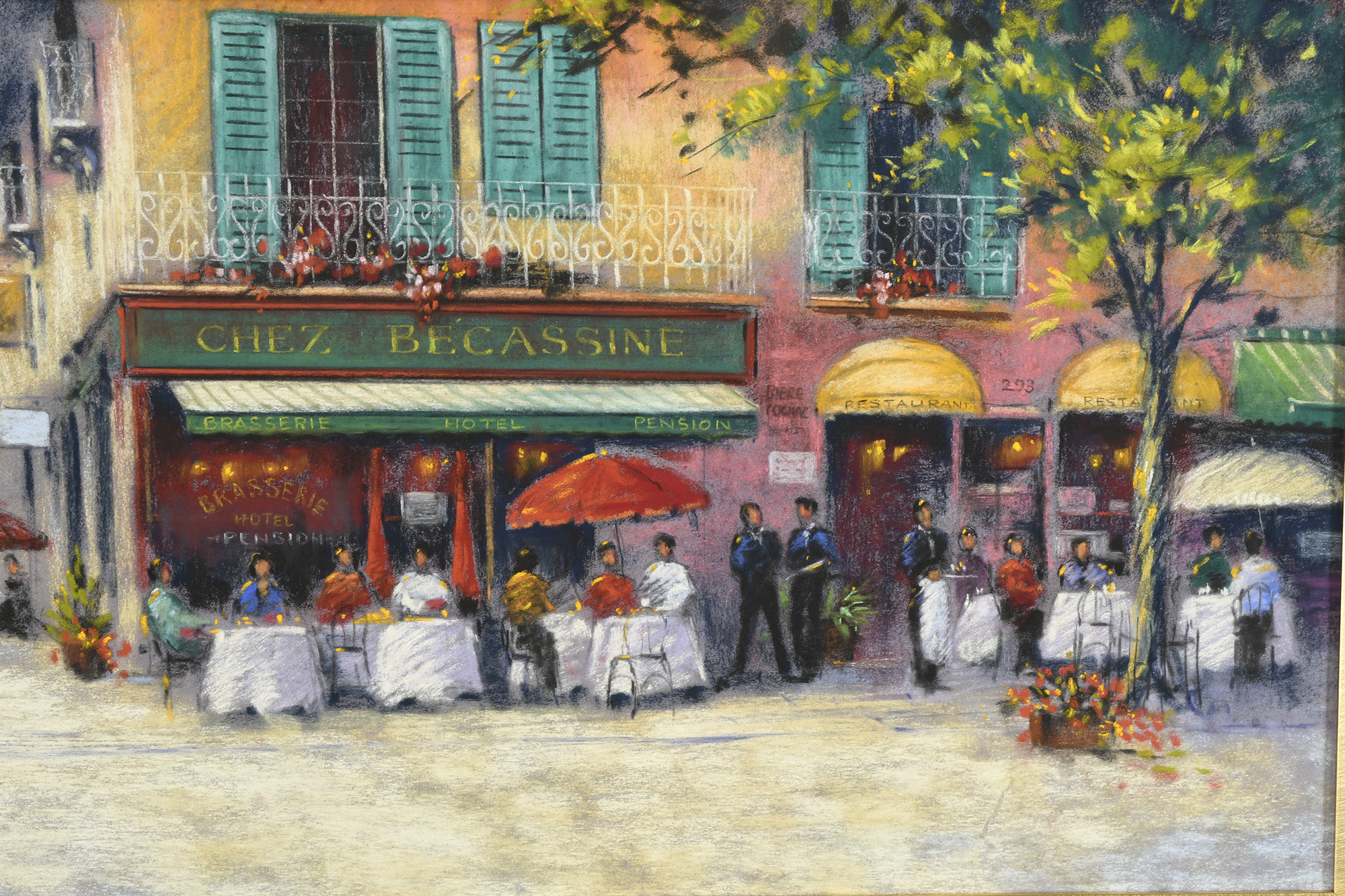 Colourful Original Painting of French Scene by Anthony Orme - Image 5 of 9