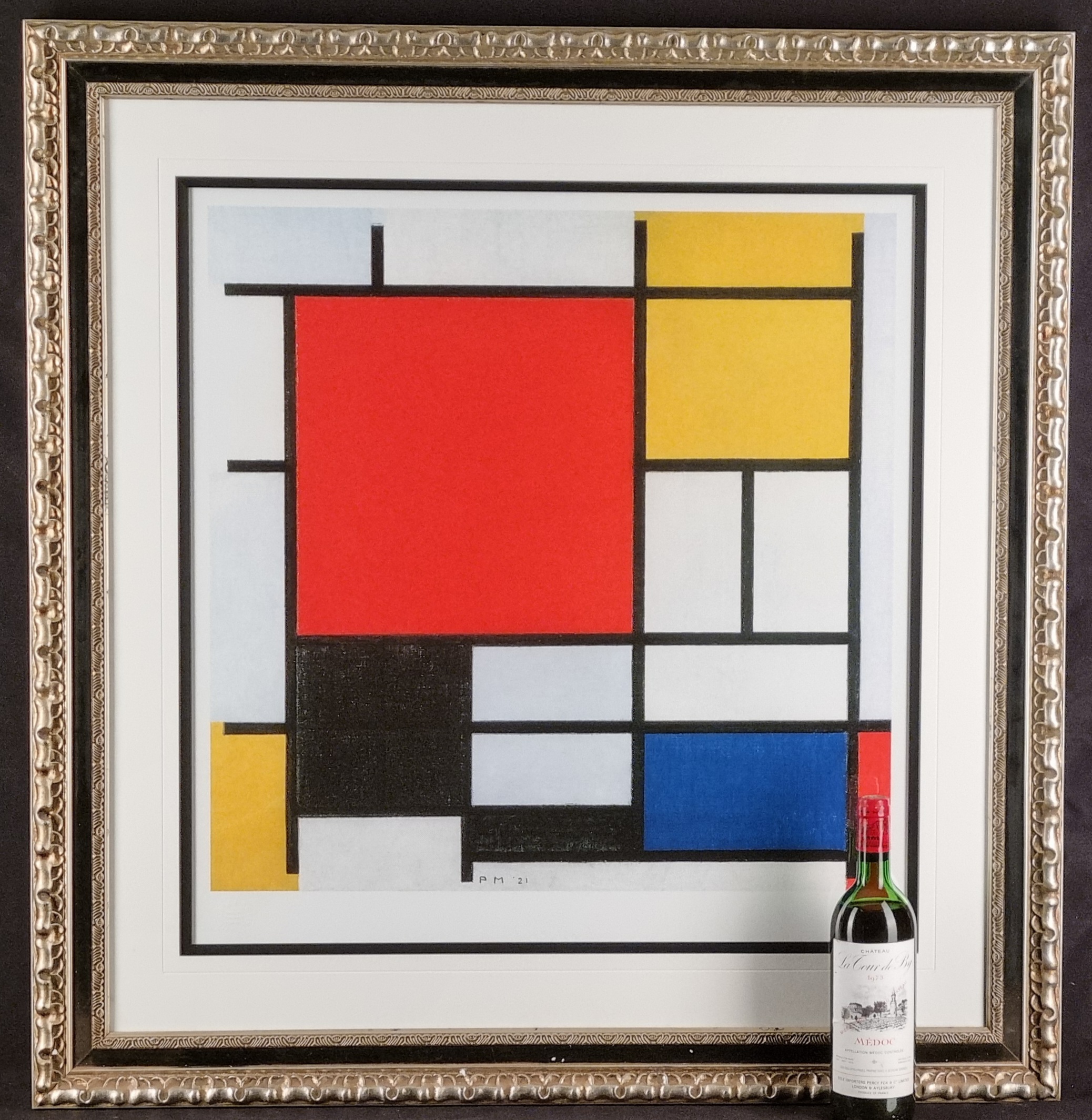 Piet Mondrian Rare Limited Edition. One of 85 only from the Composition Series