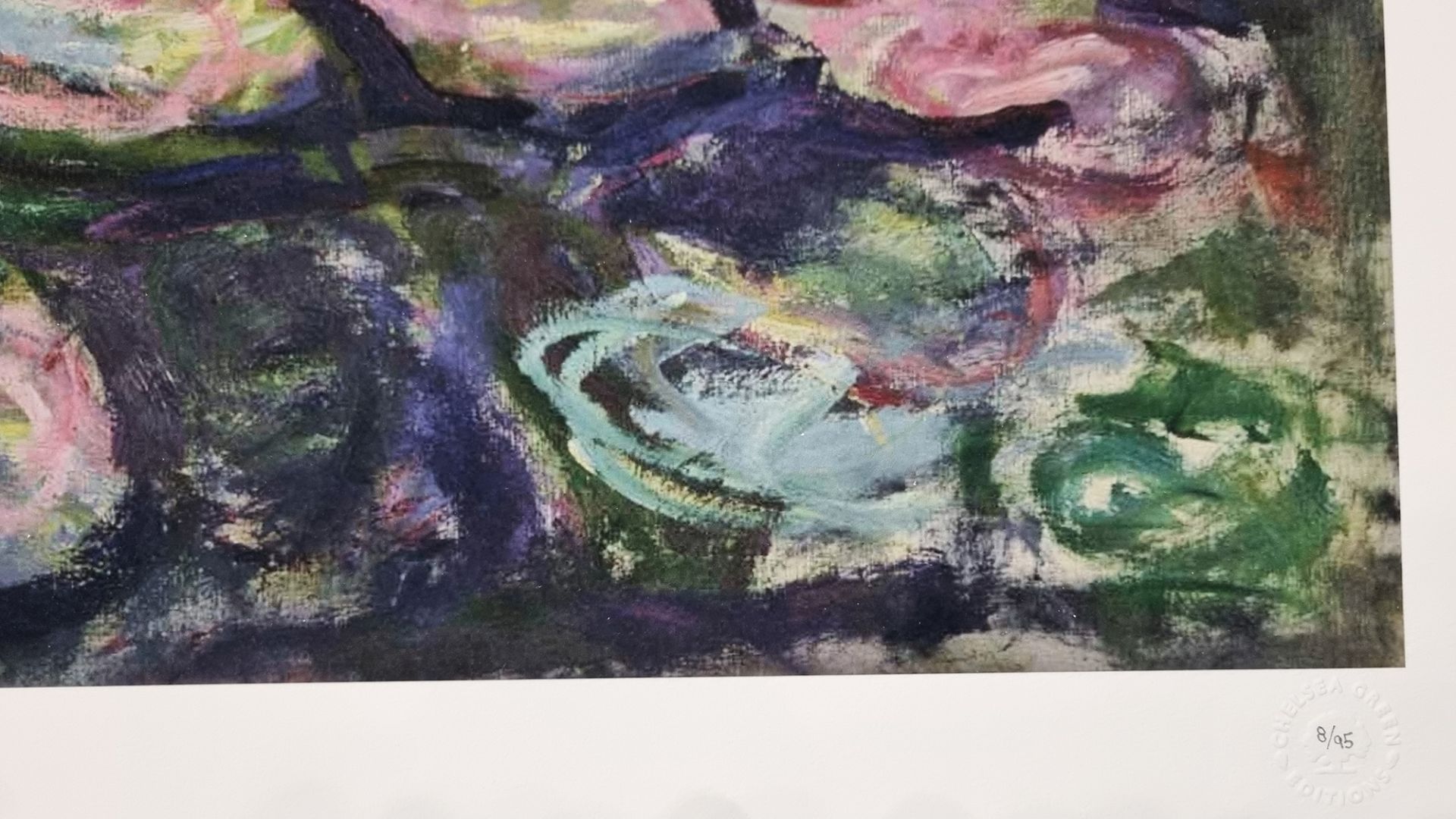 Claude Monet Limited Edition "Water Lilies, 1916" One of only 95 Published. - Image 3 of 7