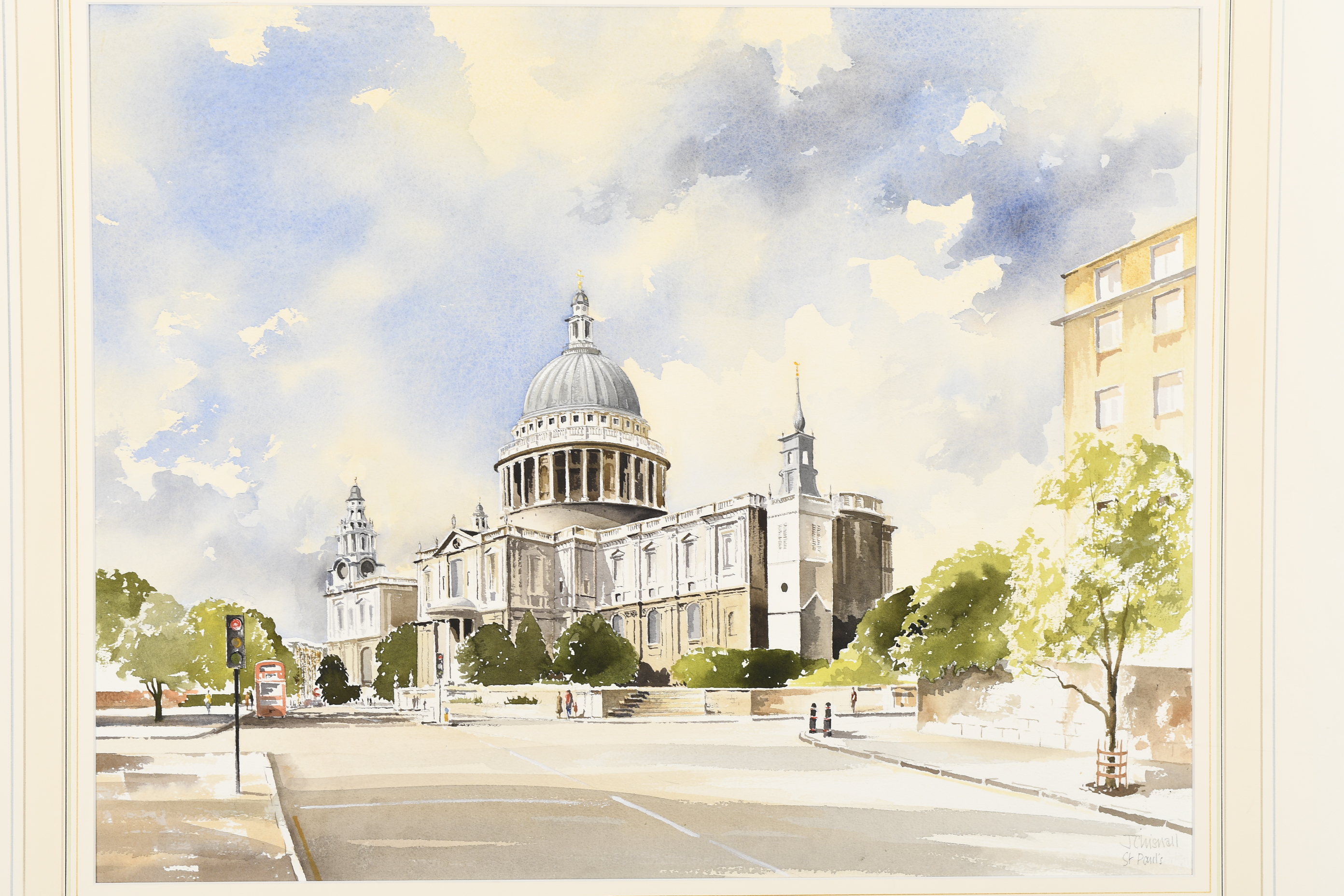 Original Painting by John Chisnall ""St. Paul's"" - Bild 5 aus 7