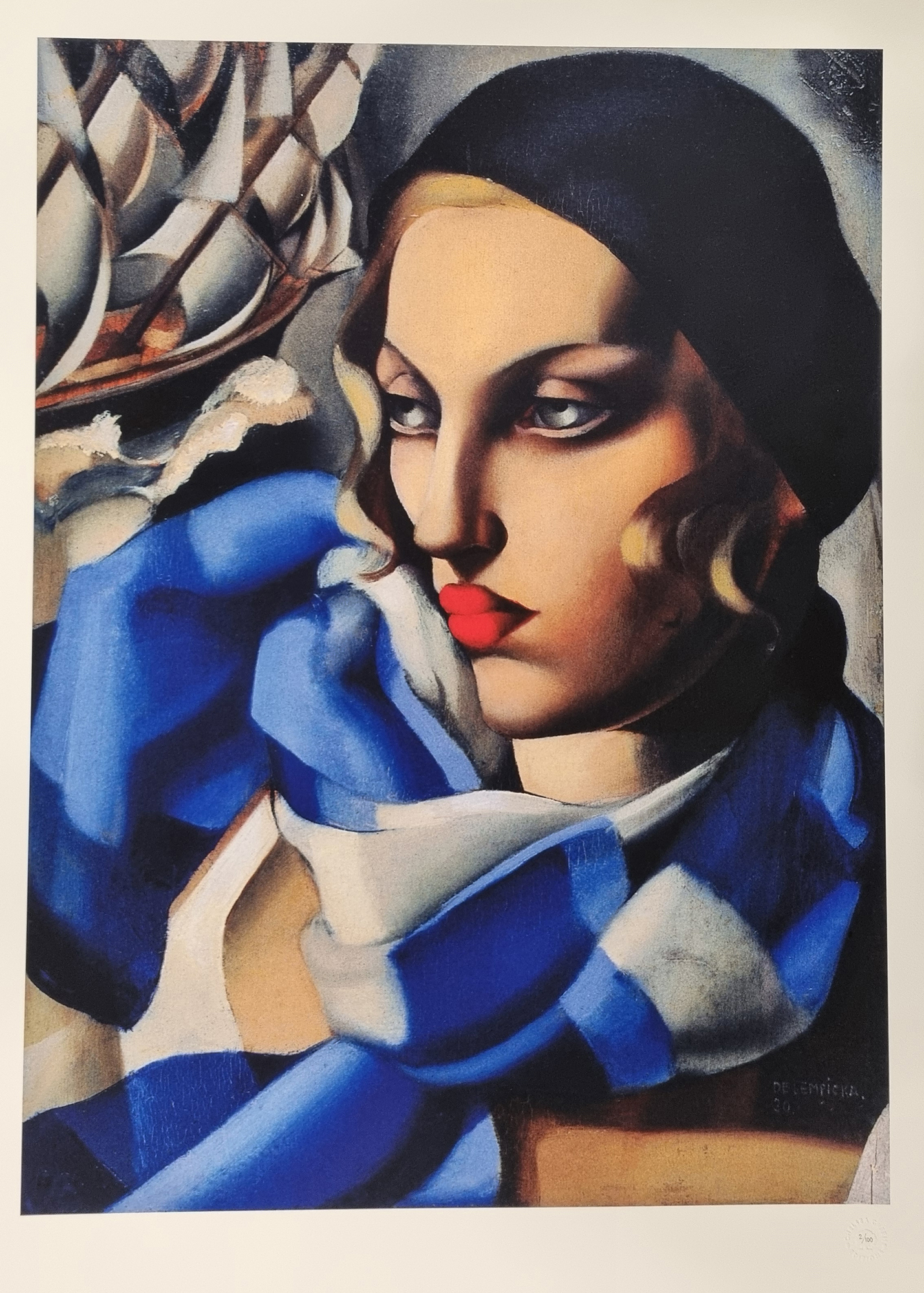 Tamara De Lempicka Limited Edition with Lempicka Estate (New York) Authenticated Certificate.