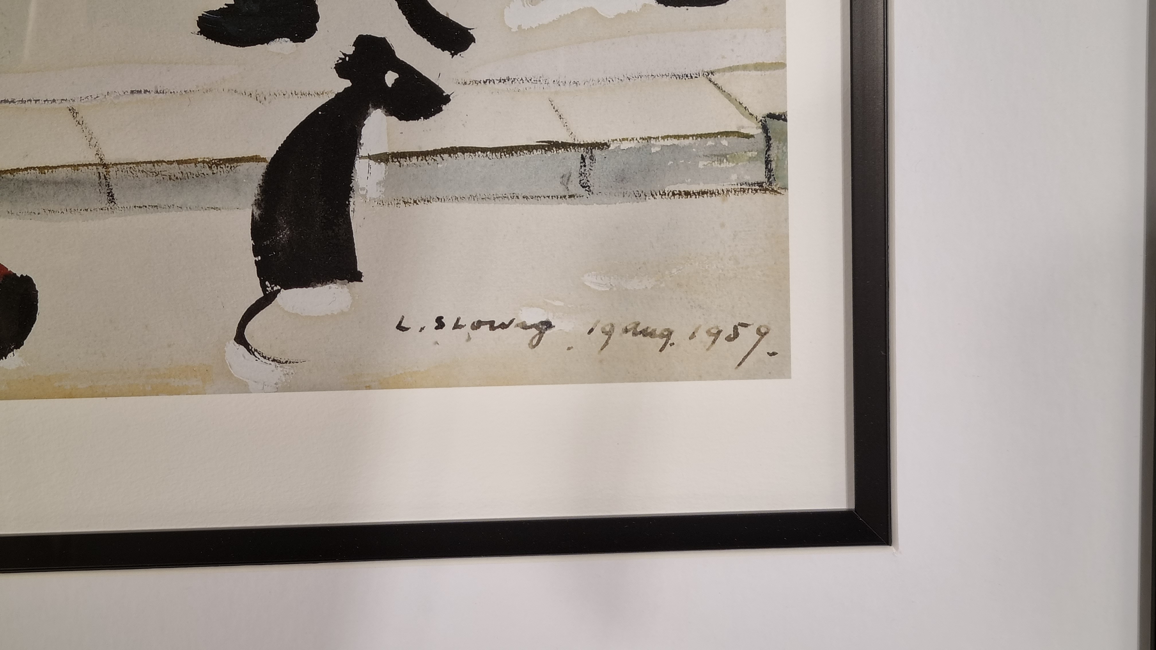 Limited Edition L.S. Lowry "Group of People, 1959" - Image 2 of 4