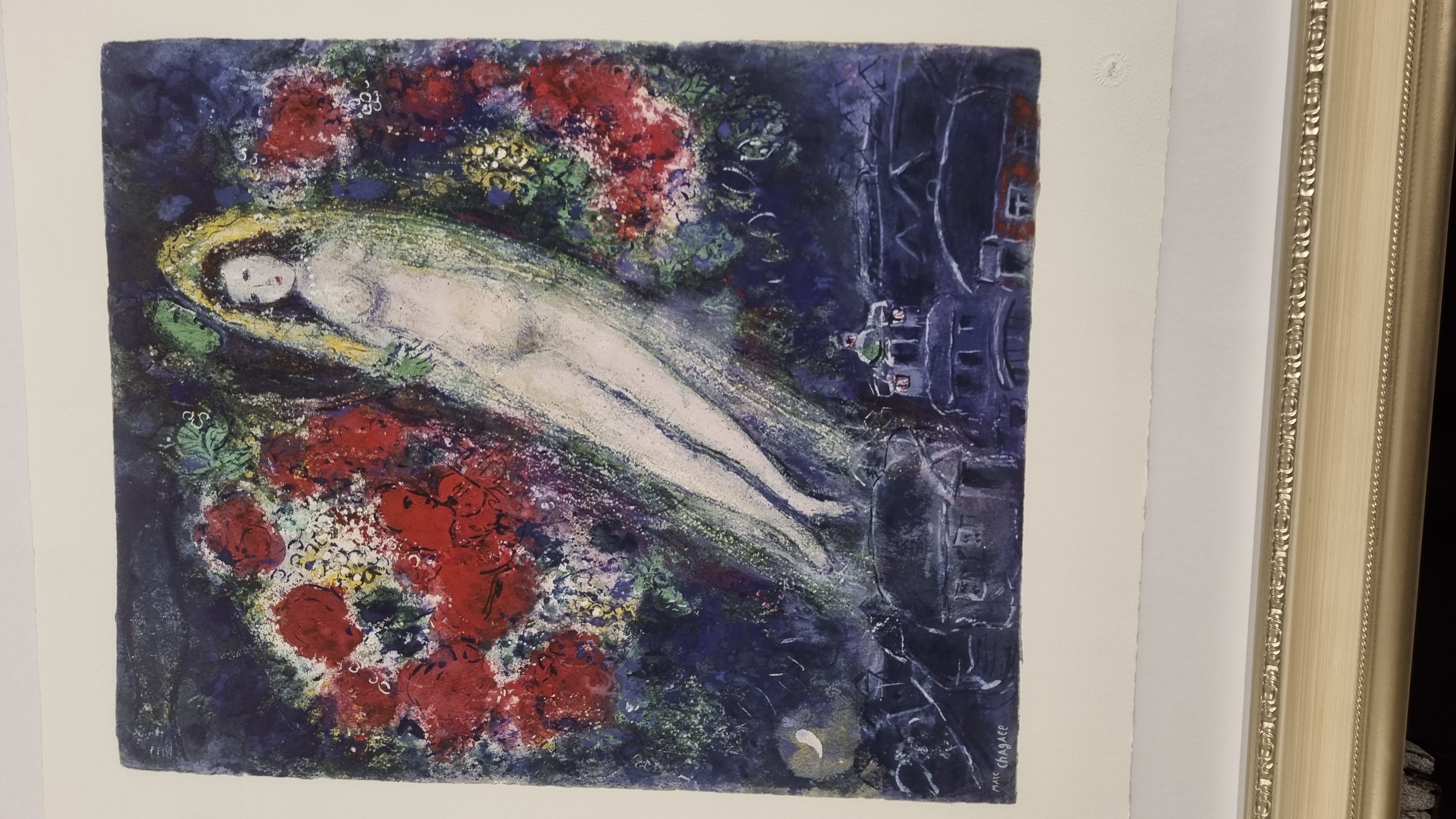 Marc Chagall Rare Ltd Edition ""Bride with Flowers"" - Image 2 of 6