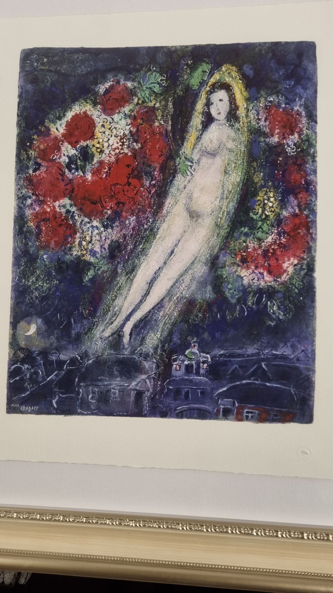 Marc Chagall Rare Ltd Edition ""Bride with Flowers"" - Image 2 of 6