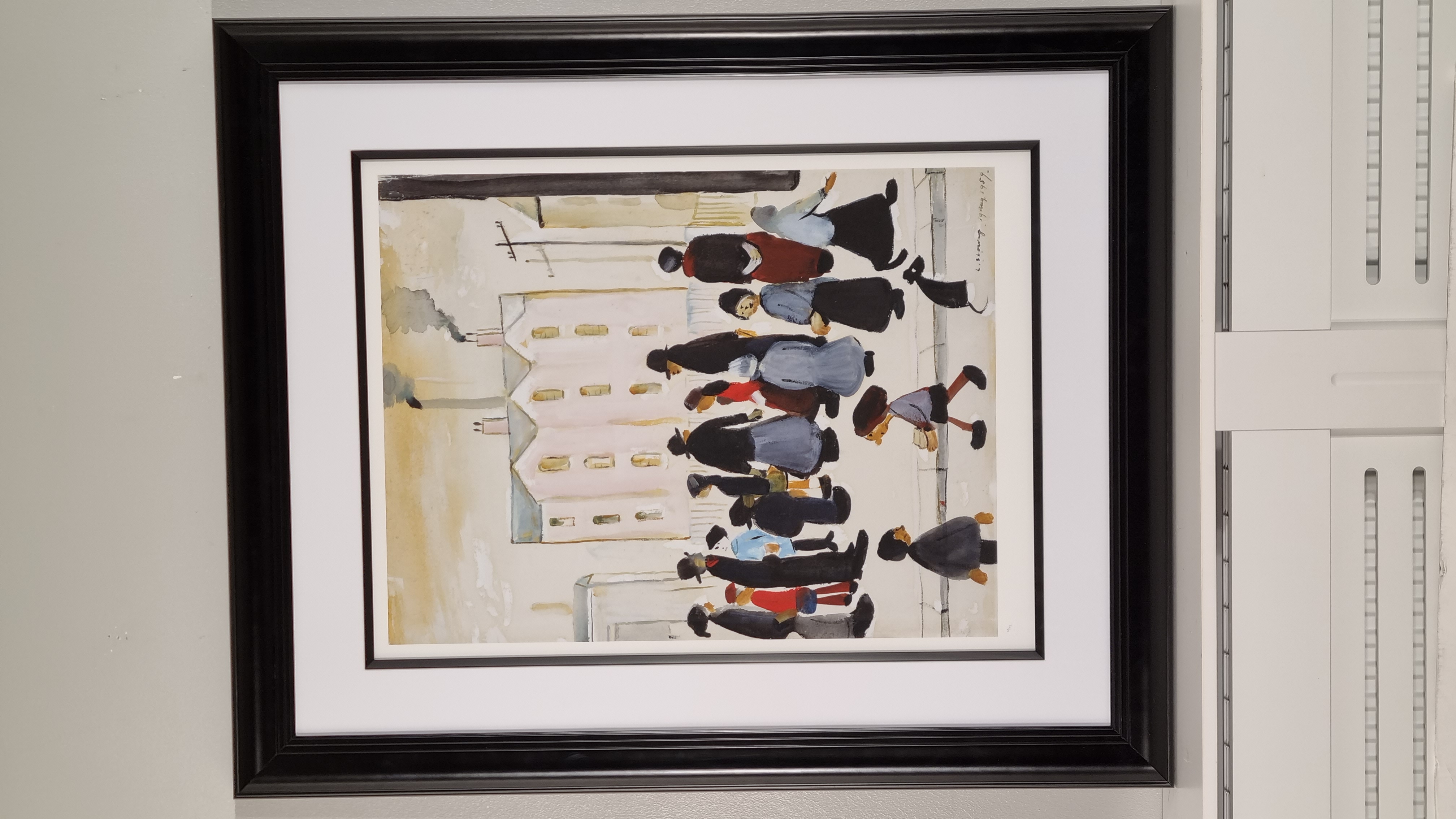 Limited Edition L.S. Lowry "Group of People, 1959"