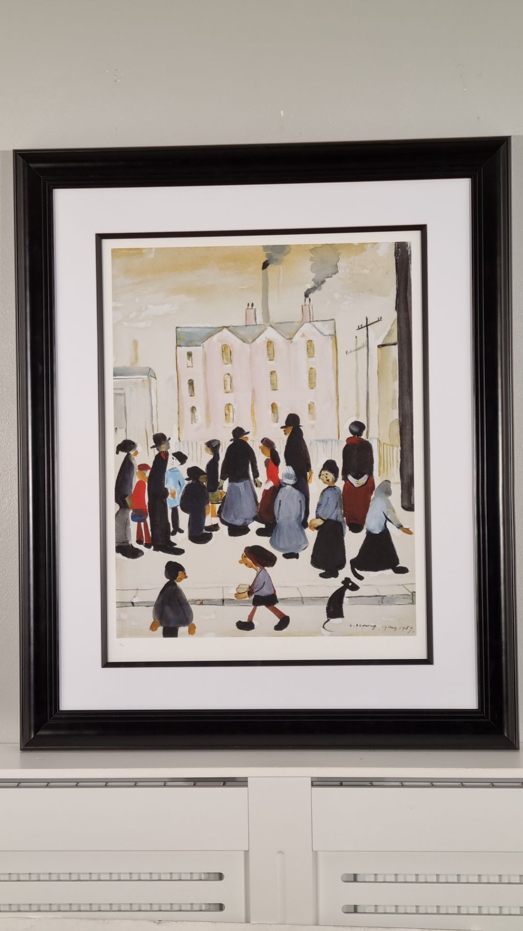 Limited Edition L.S. Lowry "Group of People, 1959"