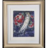 Marc Chagall Rare Ltd Edition ""Bride with Flowers""