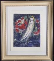 Marc Chagall Rare Ltd Edition ""Bride with Flowers""