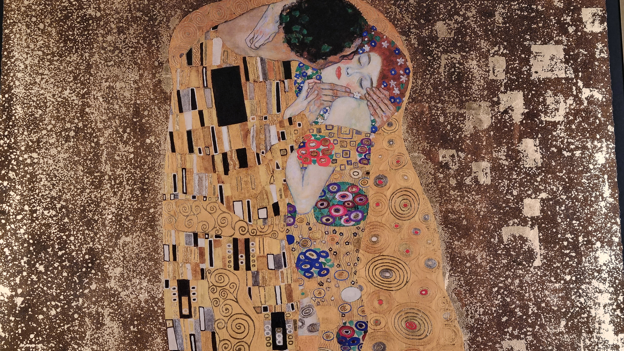 Outstanding 22 Carat Gold Gustav Klimt ""The Kiss"" Limited Edition. - Image 4 of 12