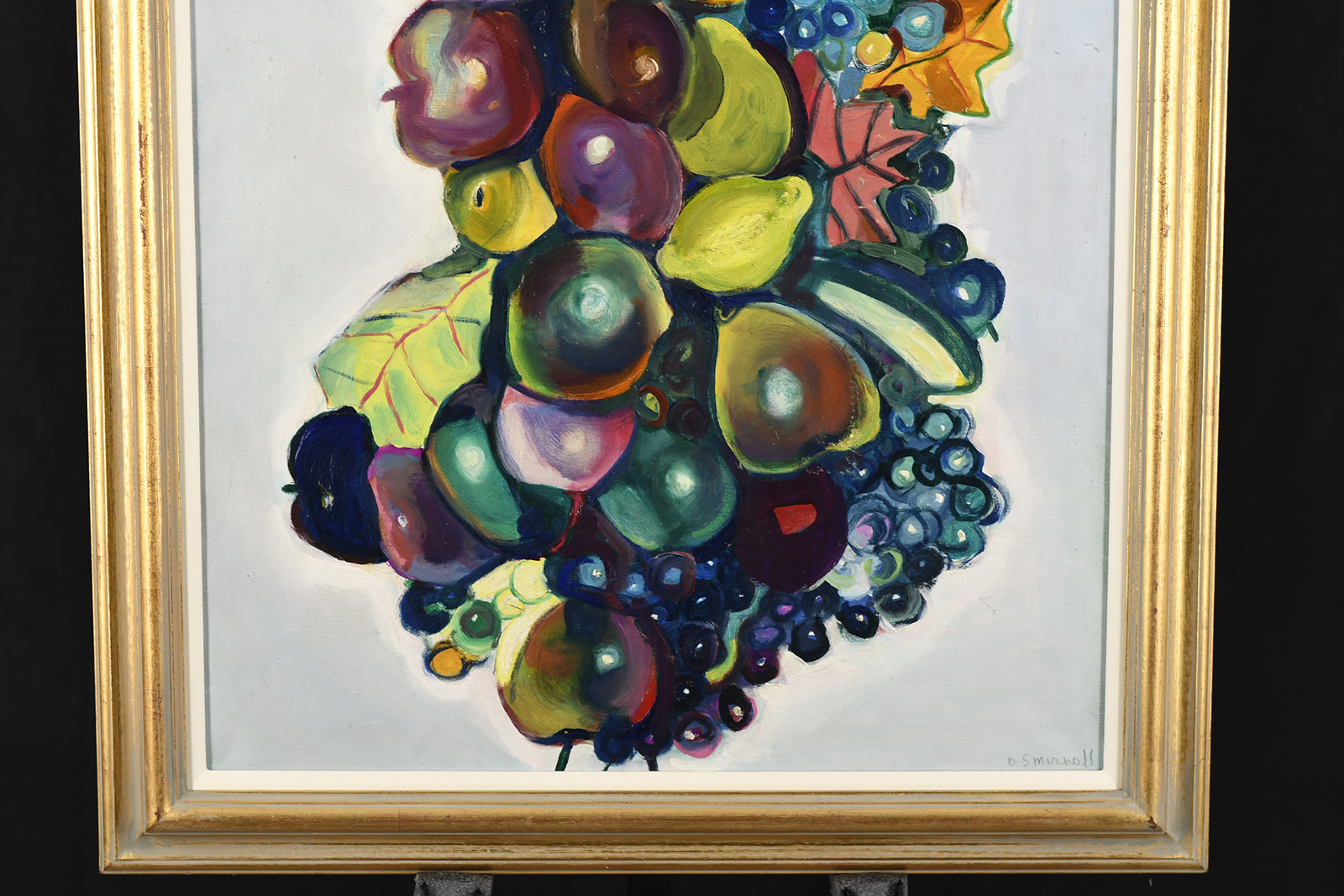 Original Painting by Boris Smirnoff (1895-1976) Titled ""Fruit with White Background"" - Image 6 of 8